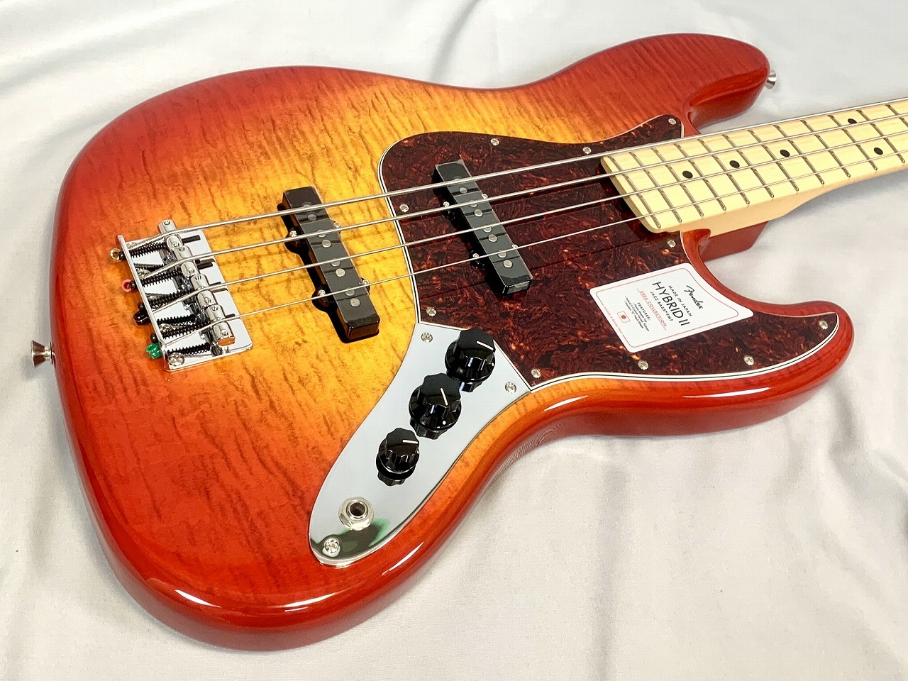Fender Fender 2024 Collection Made in Japan Hybrid II Jazz Bass Flame SSO(Sunset  Orange Transparent)（新品）【楽器検索デジマート】