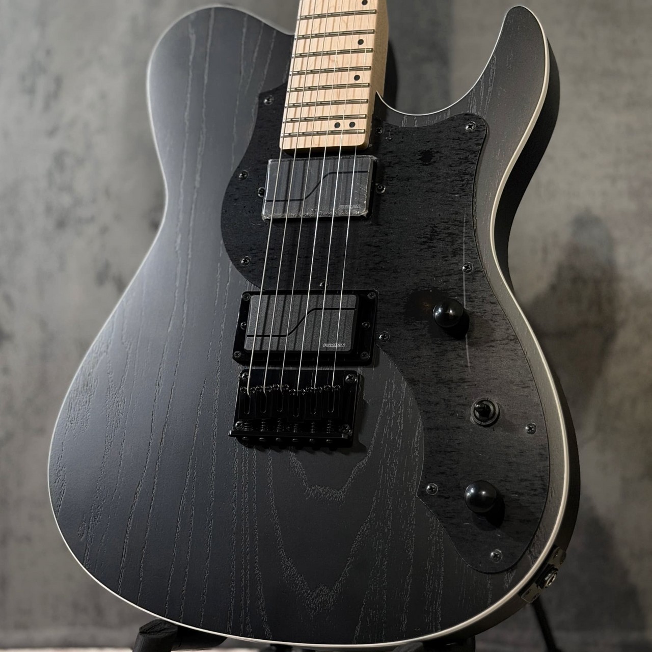 エレキギター ブラックアッシュボディ FUJIGEN(FGN) JIL2-ASH-DE-M ~Open Pore Black~ #D260104【3.43kg