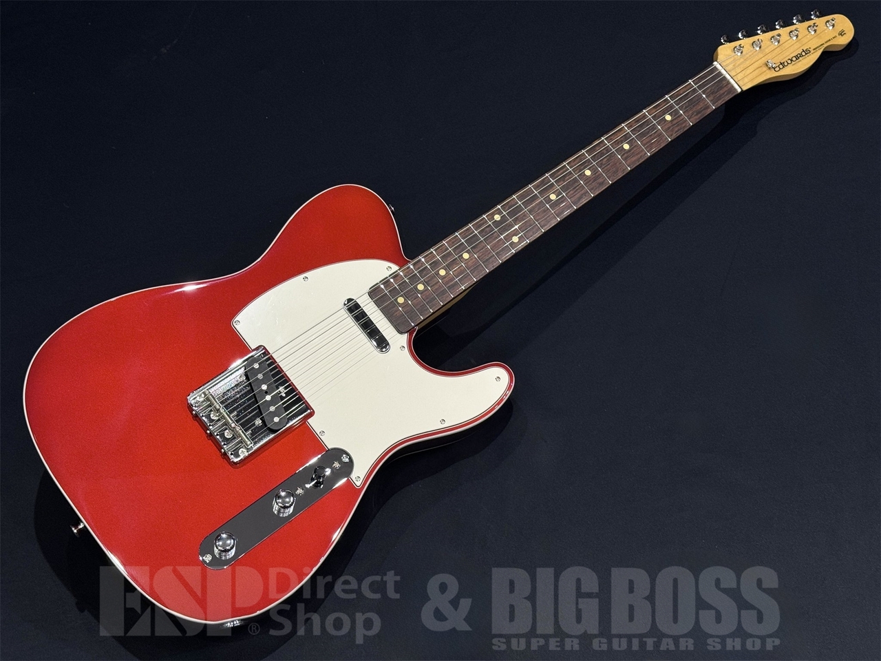 EDWARDS E-TE-CTM / Candy Apple Red（新品/送料無料）【楽器検索