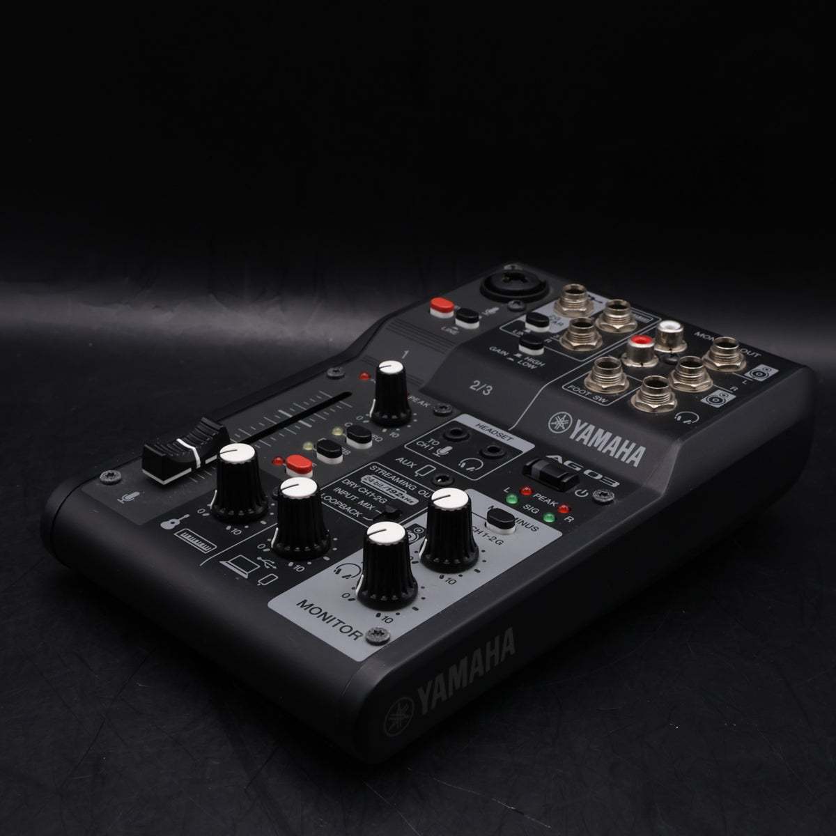 YAMAHA AG03MK2 Live Streaming Mixer Black 【福岡店】（中古）【楽器