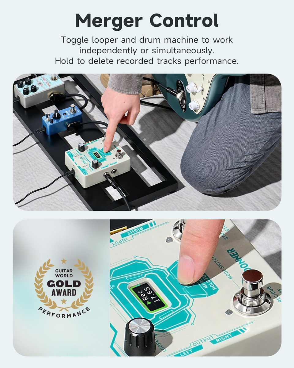 Donner Triple Looper ルーパー Donner Triple Looper Guitar Pedal