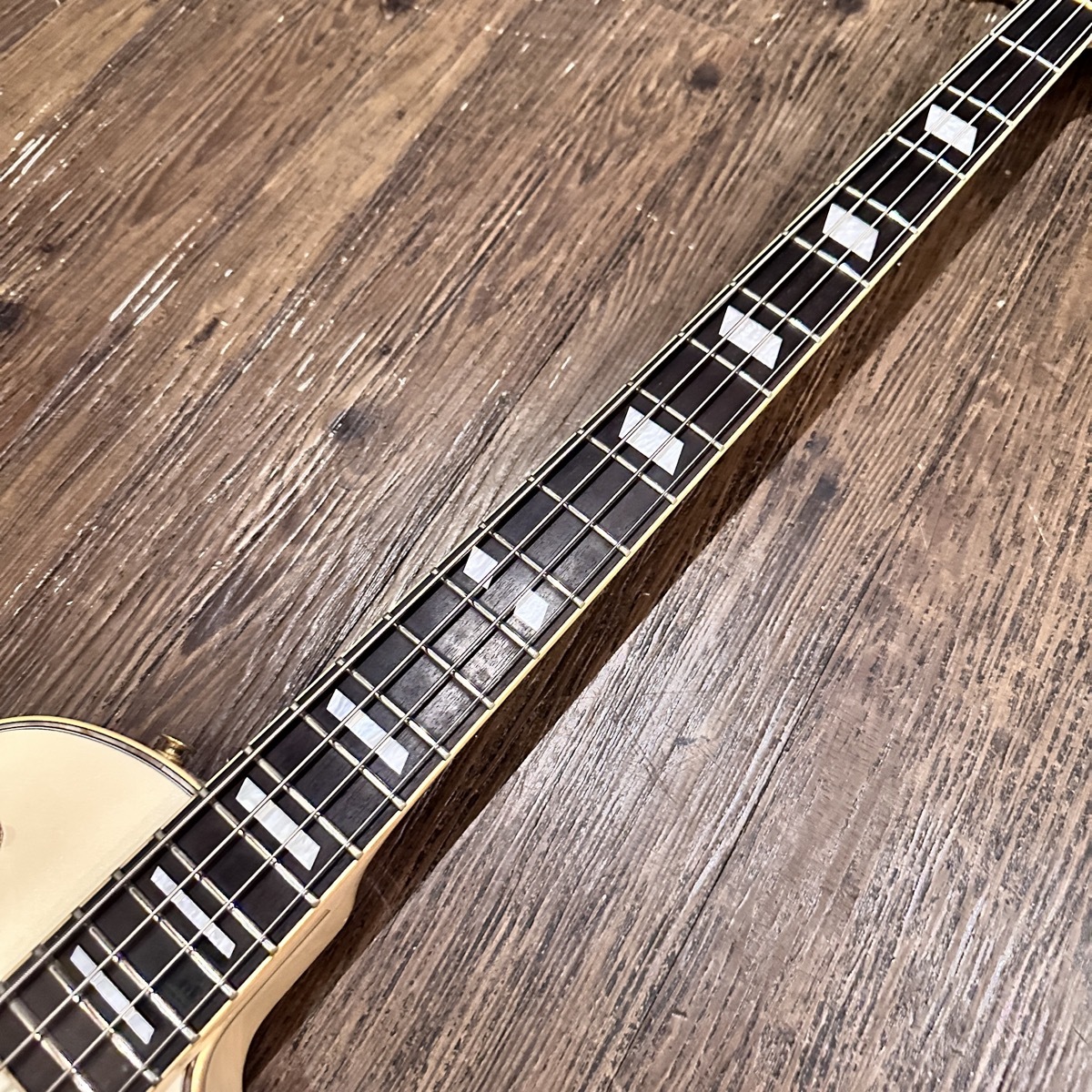 Greco LGB-90 LP Custom Bass Pearl White 2002年製 レスポール ベース