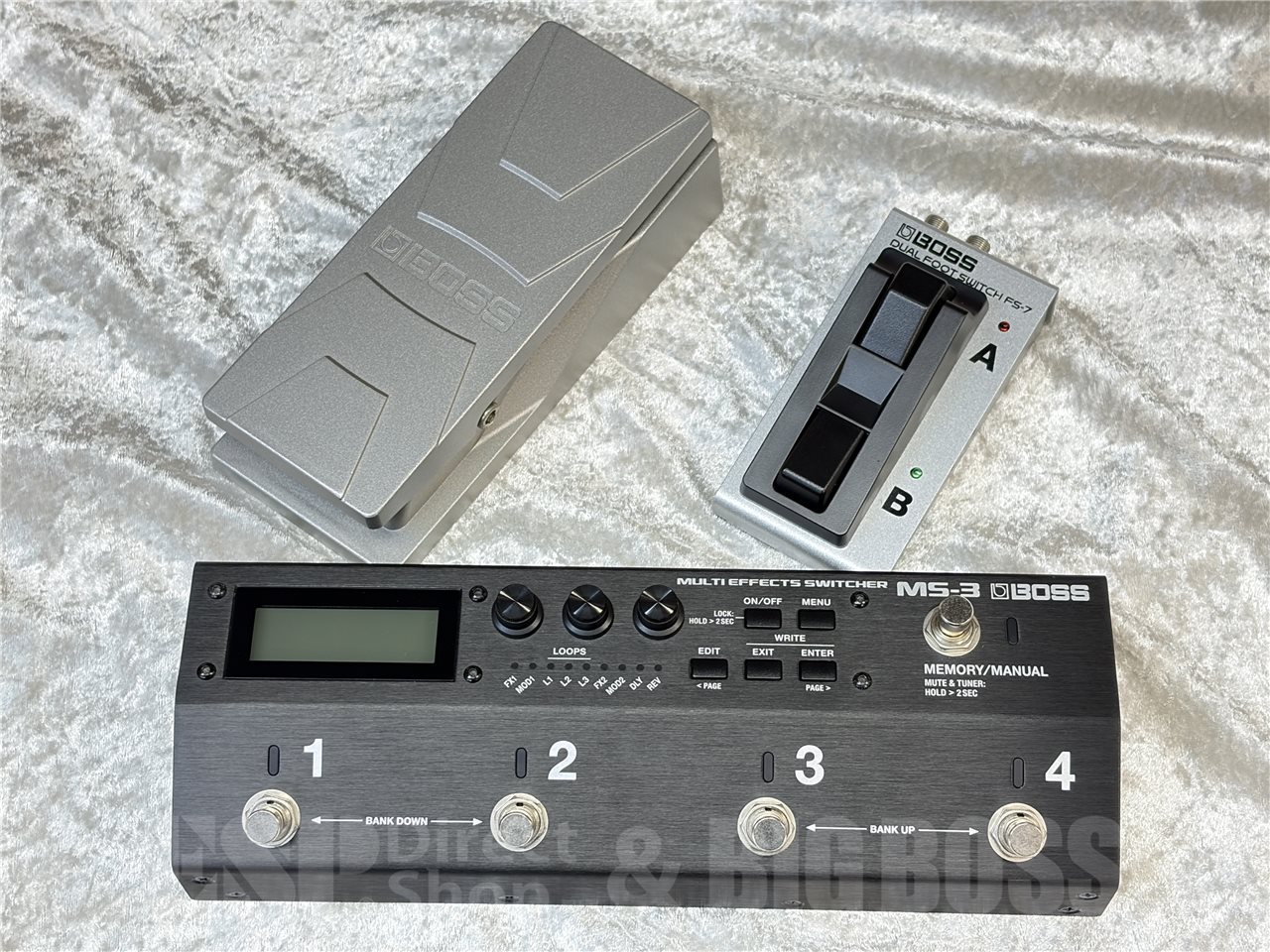 BOSS MS-3 + FS-7 + FV-30L（中古/送料無料）【楽器検索デジマート】