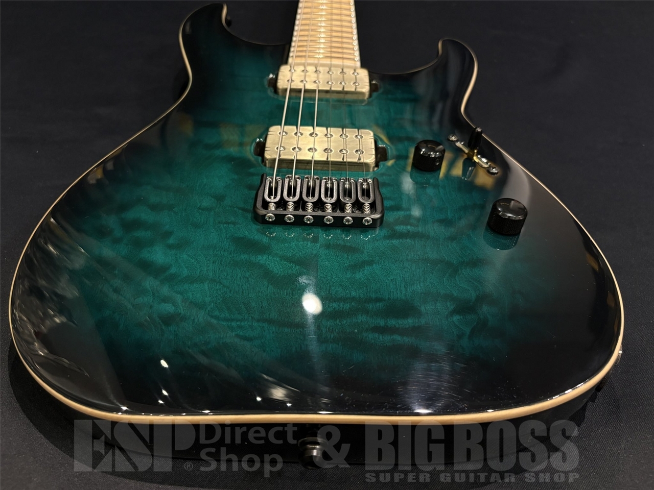 E-II M-II NT HS QM / Black Turquoise Burst（新品/送料無料）【楽器