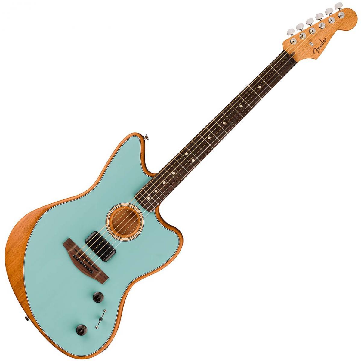 ギター Acoustasonic Player Jazzmaster Ice Blue Fender Acoustasonic Player Jazzmaster Ice Blue【大バーゲンセール