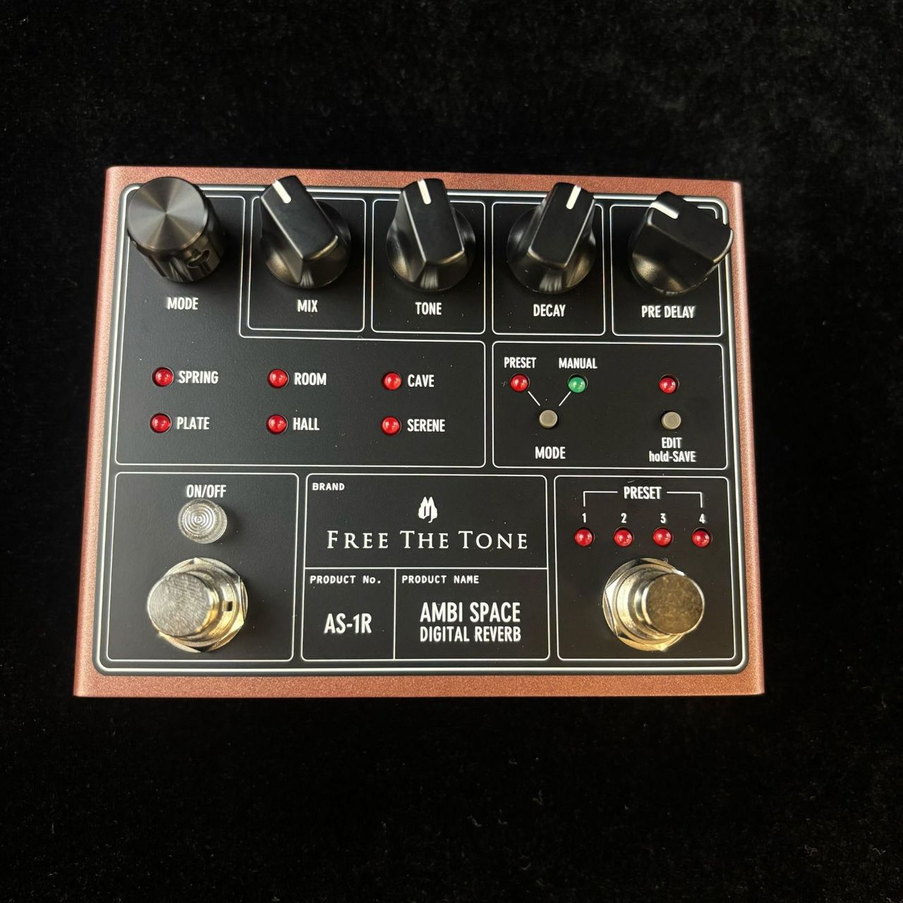 値下げFREE THE TONE AS-1R デジタルリバーブ Free The Tone AS-1R（新品/送料無料）【楽器検索デジマート】