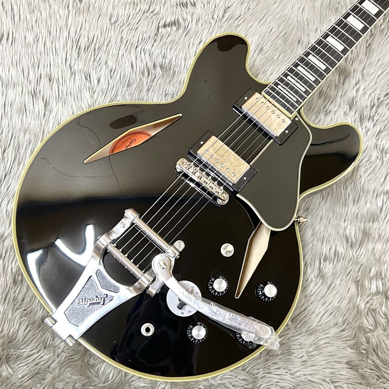Epiphone Shinichi Ubukata ES-355 Ver.02 Ebony エレキギター 生形