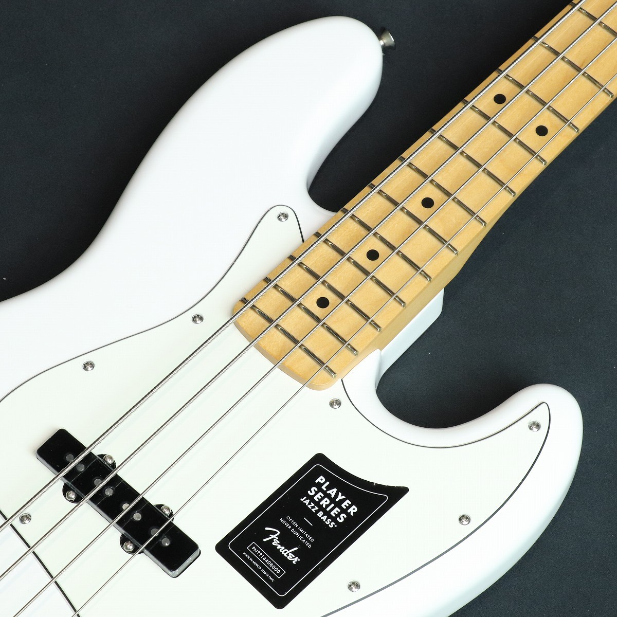 Fender Player Series Jazz Bass Maple Fingerboard Polar White