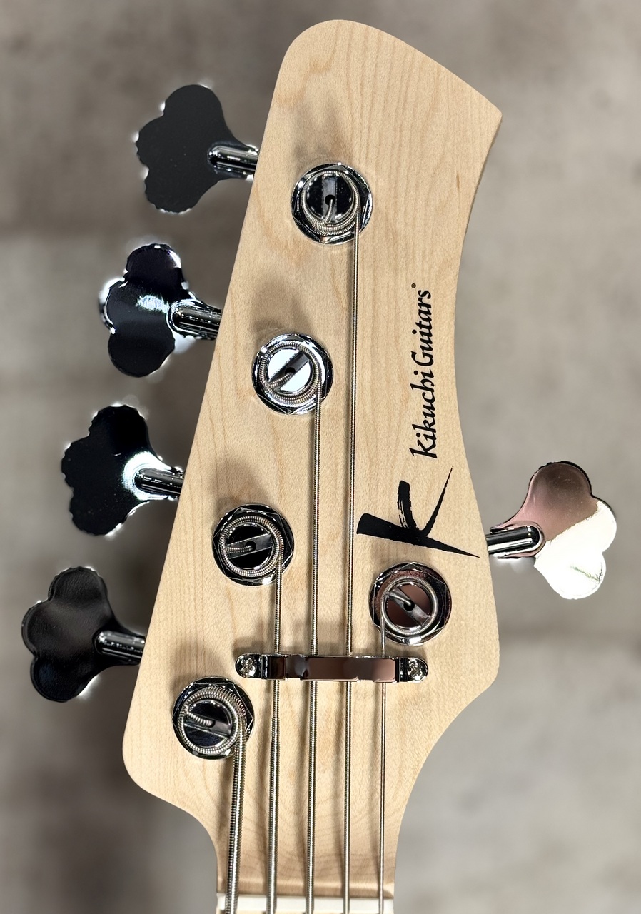 Kikuchi Guitars Hermes MV5 (5st Ash/Maple) / Trans Black #307