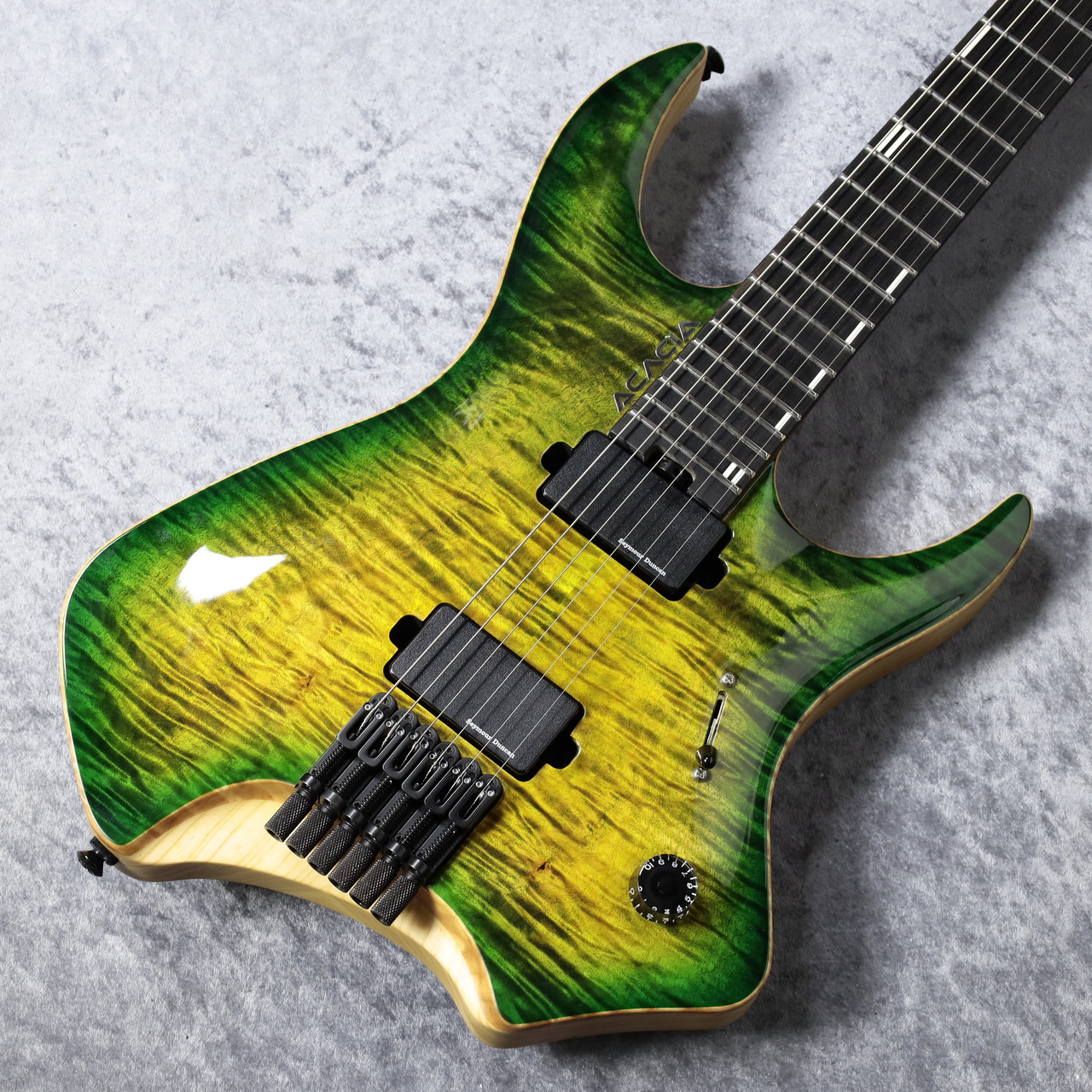 Acacia Guitars Medusa6 「Green Burst」「S/N:J2229」 現物画像（新品