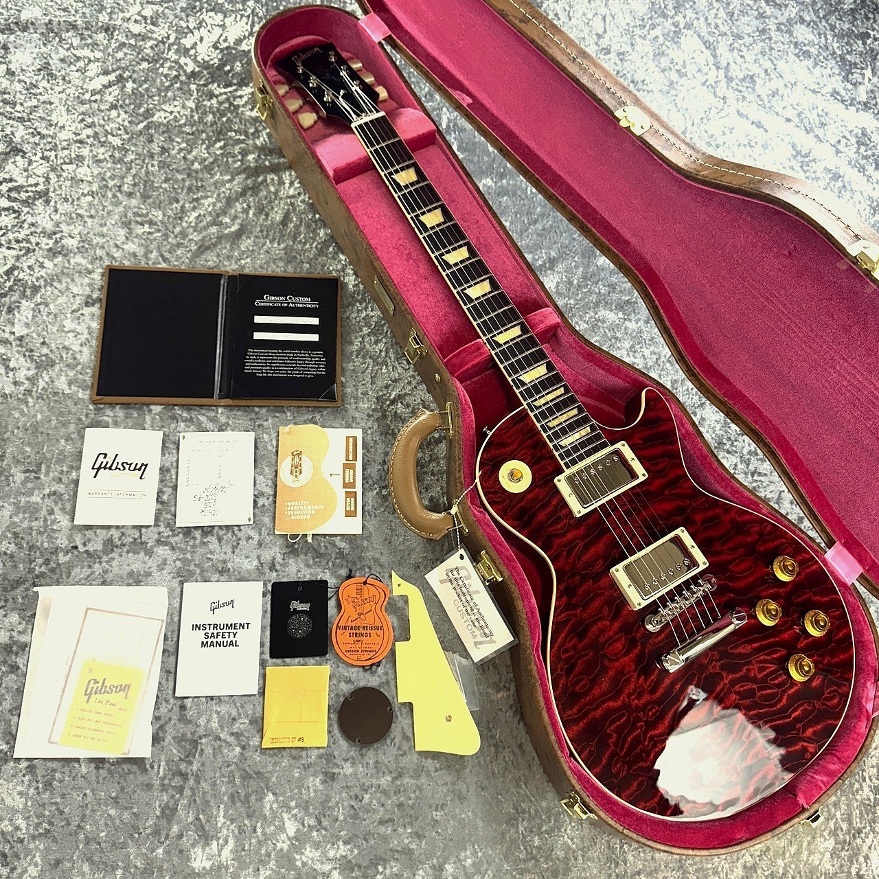 Gibson Custom Shop 【動画有り】1959 Les Paul Standard 7A QUILT RED