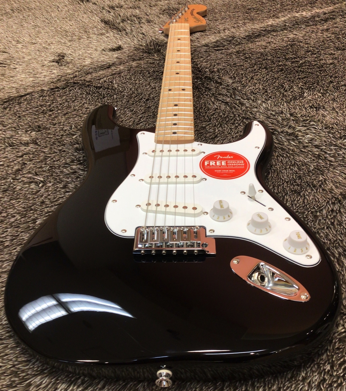 Squier by Fender Affinity Series Stratocaster, Black【ラージヘッド