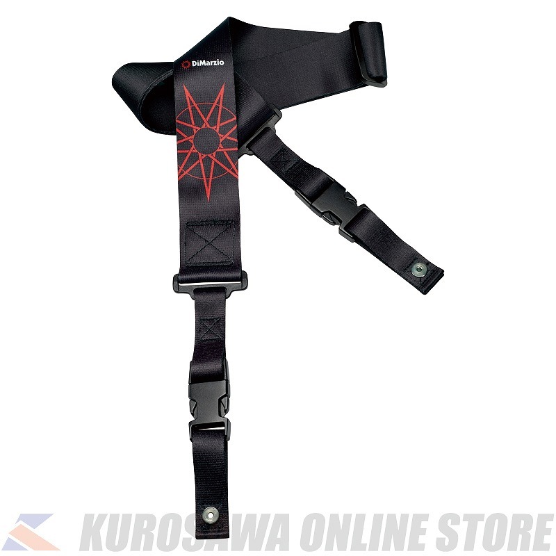 Dimarzio DD2248S Jim Root #4 Black Signature ClipLock Straps