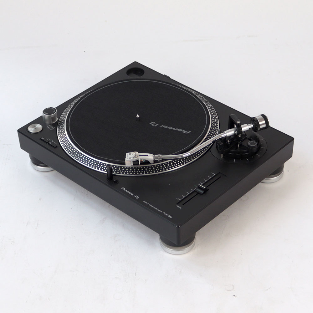 Pioneer Dj 【中古】 Pioneer DJ PLX-500-K Black ターンテーブル レコードプレーヤー（中古 /送料無料）【楽器検索デジマート】