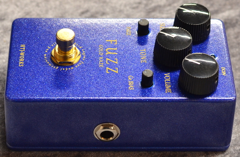 HTJ-WORKS GOLD HAZE FUZZ -Gelmanium & Silicon engine ～Candy Blue