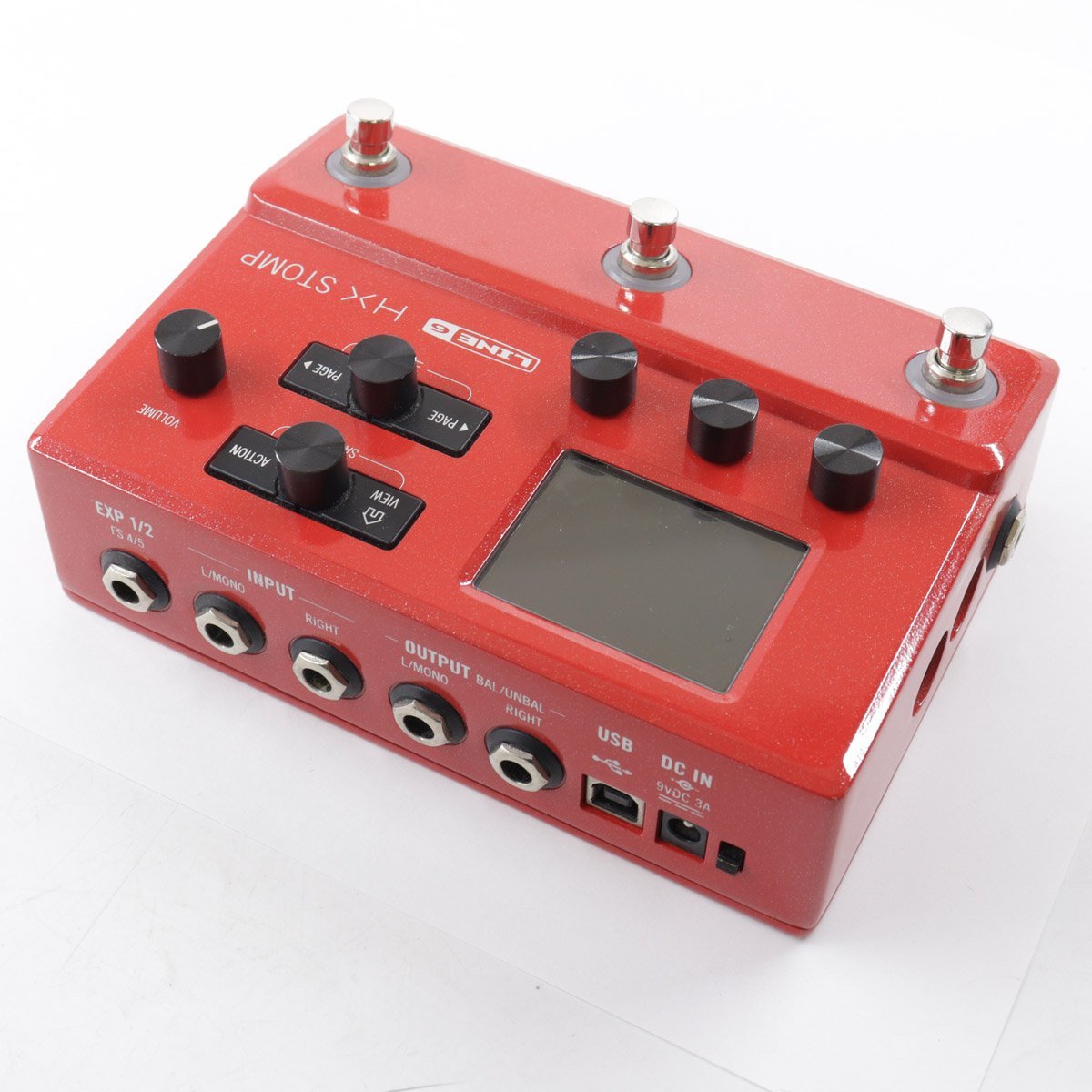 LINE 6 HX STOMP Red 限定カラー マルチエフェクター フロア