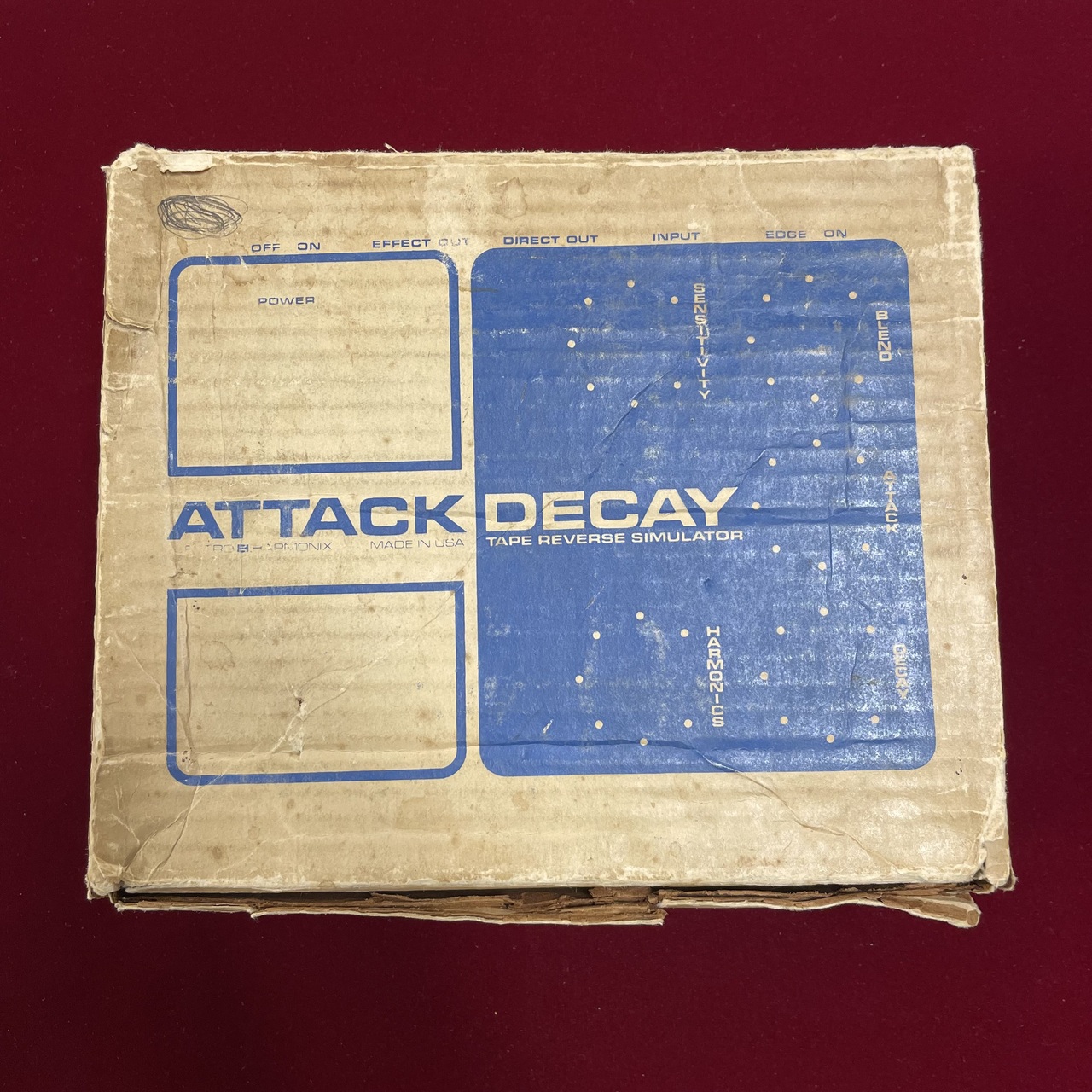 Electro-Harmonix Attack Decay Tape Reverse Simulator 【ビンテージ