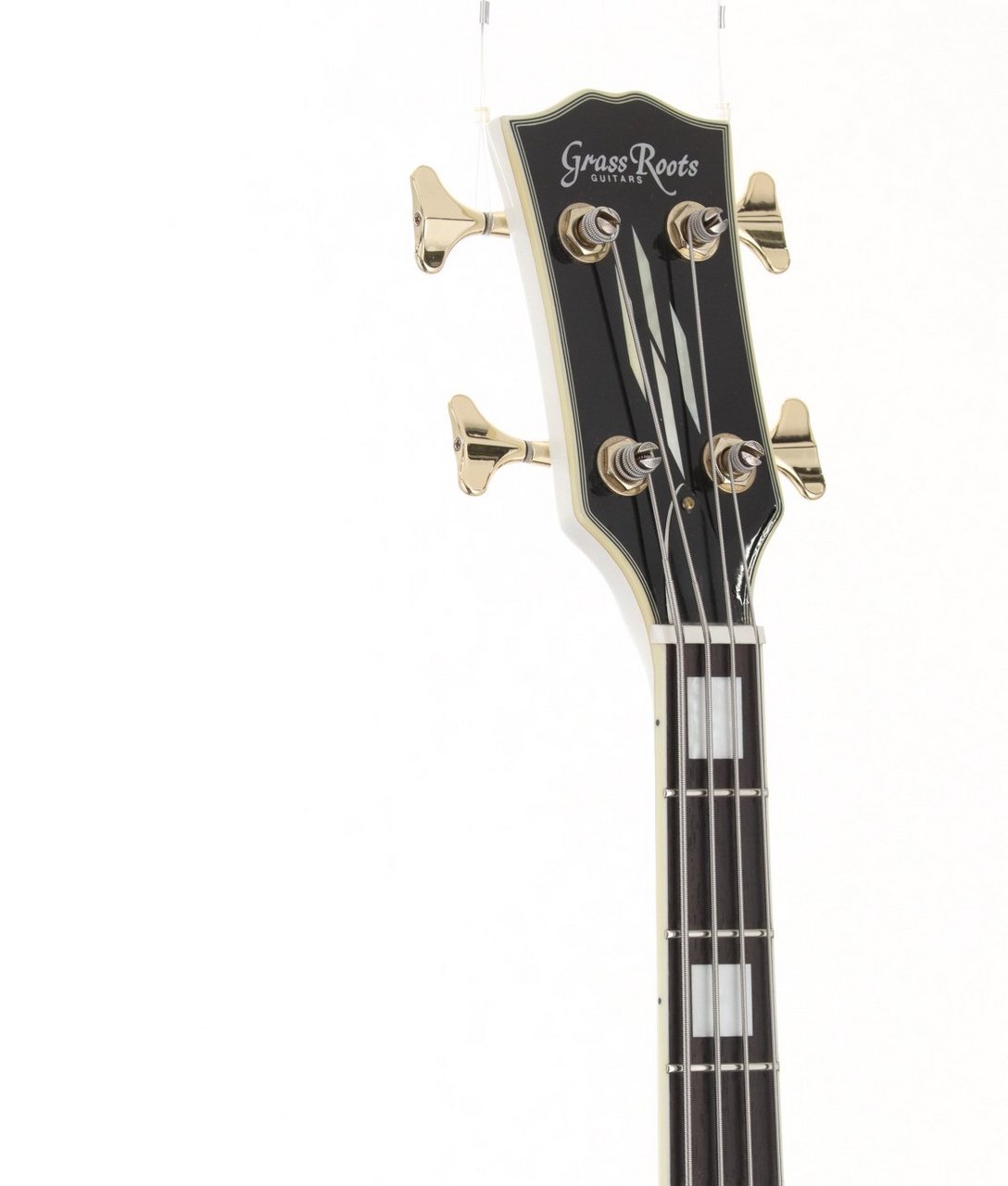 ベース Grassroots G-LB-52CC Electric Bass Guitar GrassRoots G-LB-52CC Les Paul Black