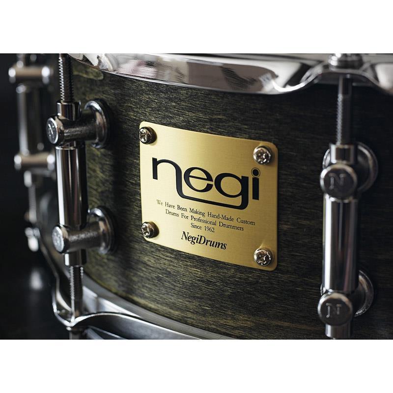 中古・現状品】Negi Drums 約14”×5” 8テンション スネア REMO Weather