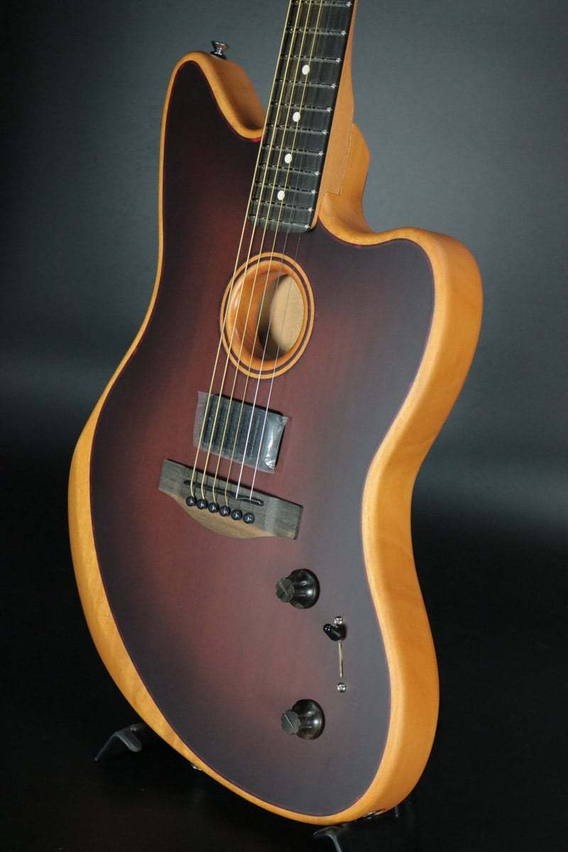 Fender American Acoustasonic Jazzmaster All-Mahogany Ebony