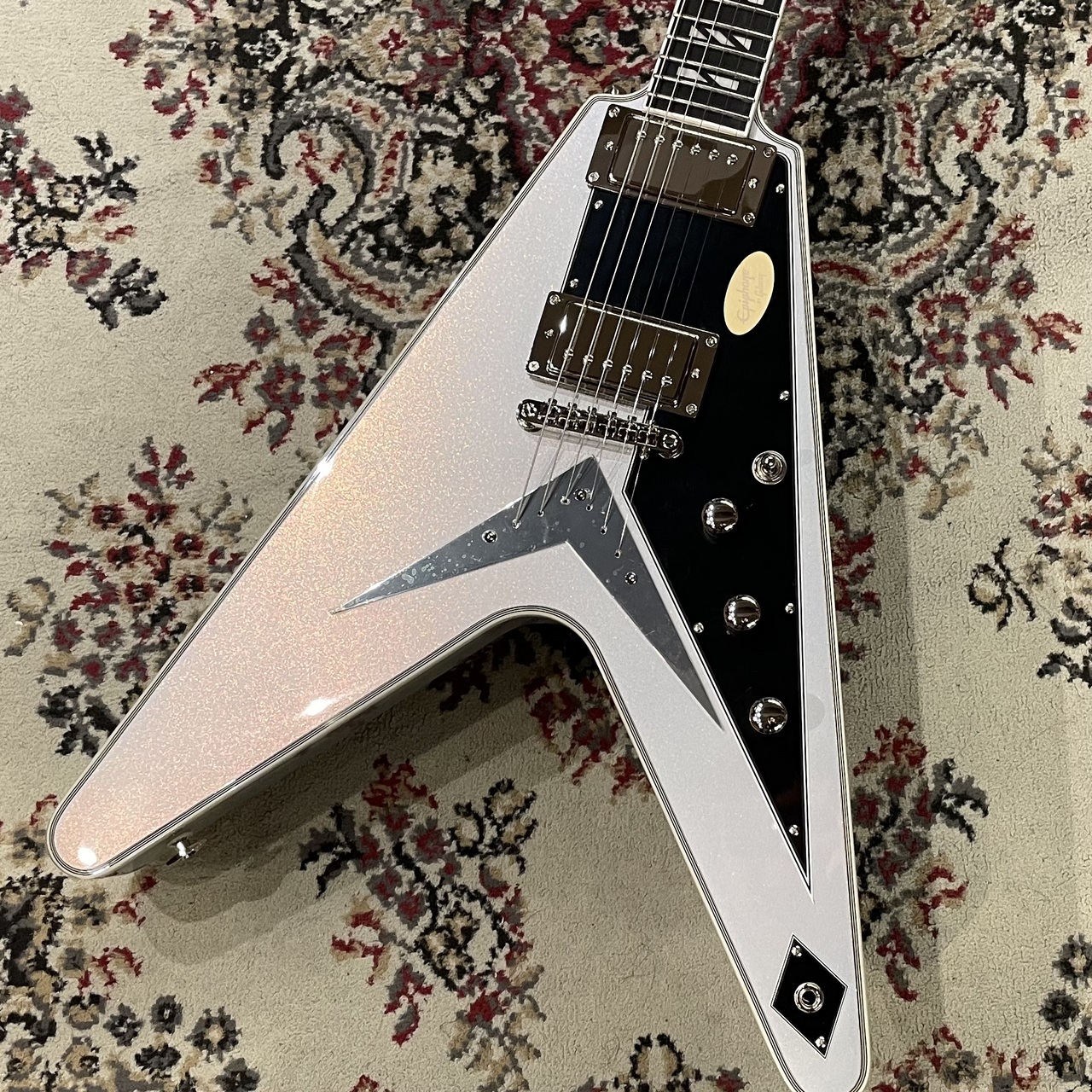 Epiphone 【凄まじいオーラ!】Futura Flying V Custom, Quicksilver