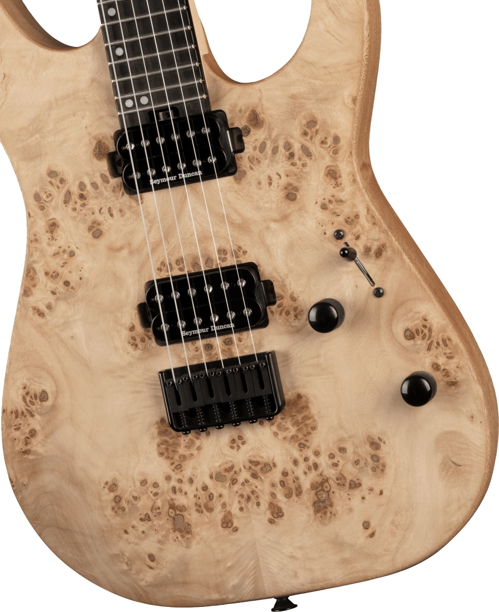Charvel Pro-Mod DK24 HH HT E Mahogany with Poplar Burl Ebony