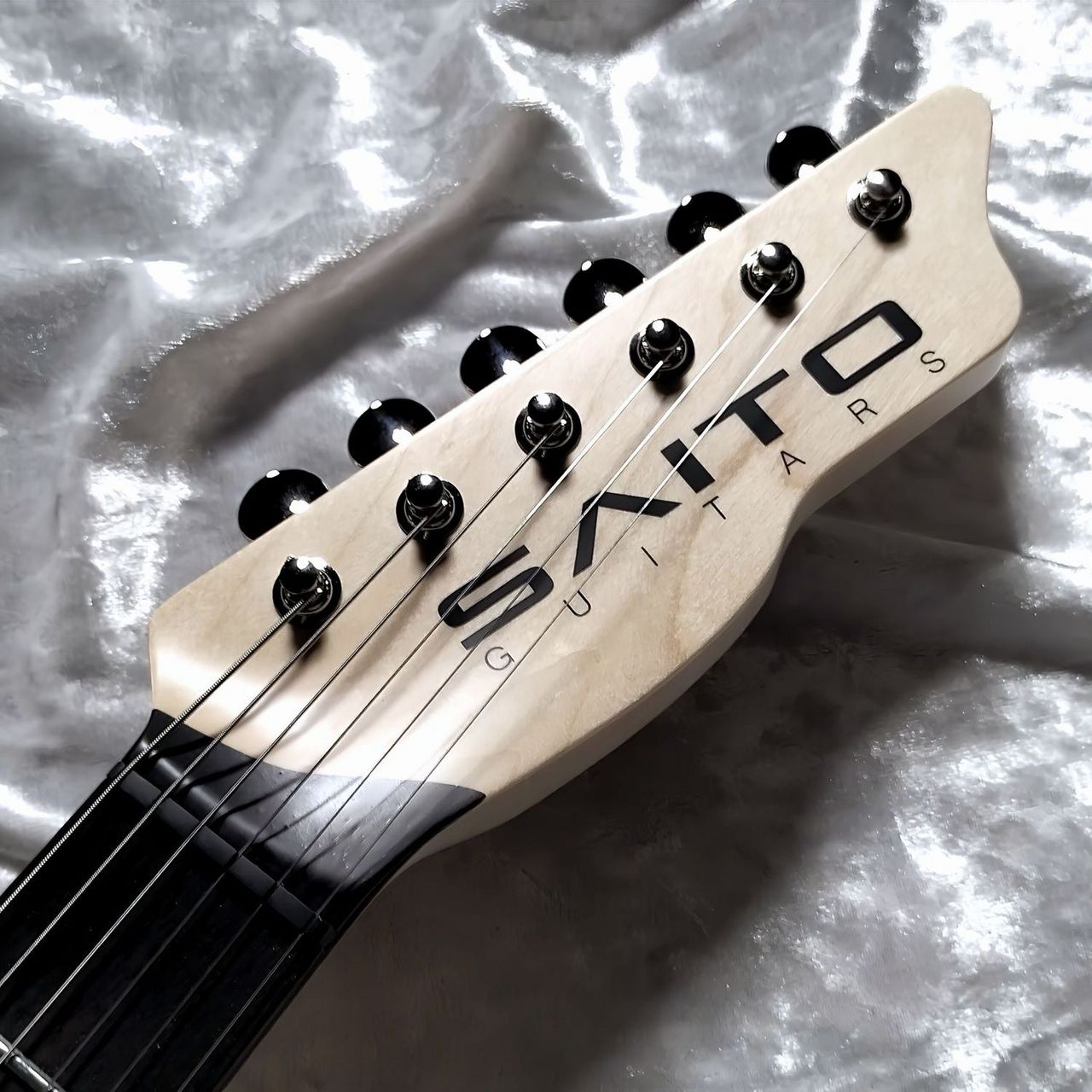 SAITO GUITARS S-622CSH MRA SH MNT Black/Mint Green Heritage