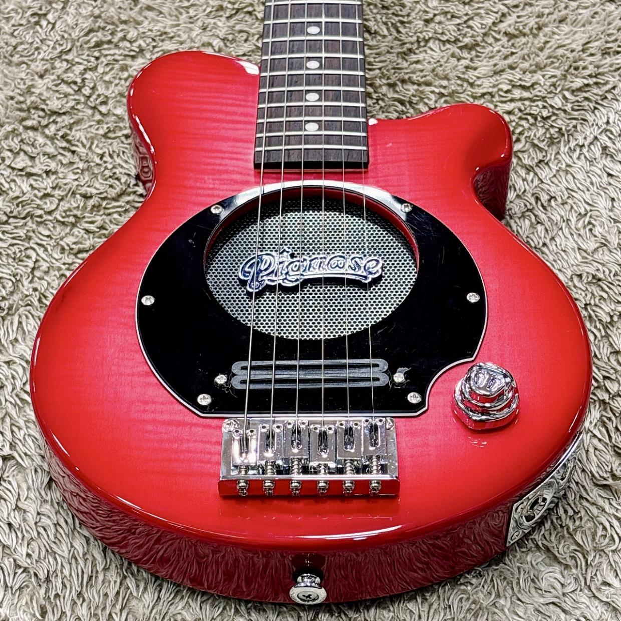 Pignose PGG-200FM / SPK(See-through Pink)【アンプ内臓ミニギター