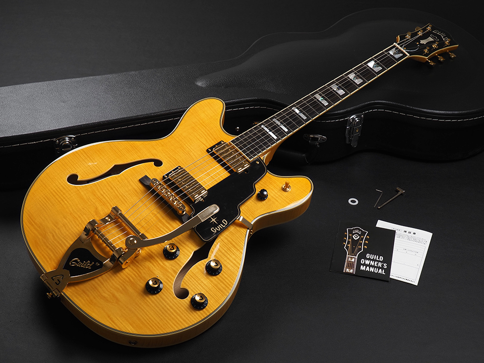 GUILD STARFIRE VI Flamed Maple Blonde ~Newark St. Collection