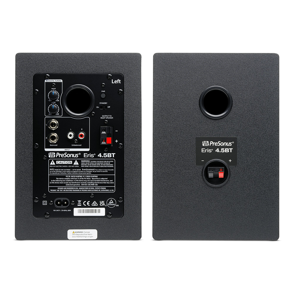 PreSonus Eris 4.5BT 2nd Gen (ペア) 【Bluetooth対応モニター