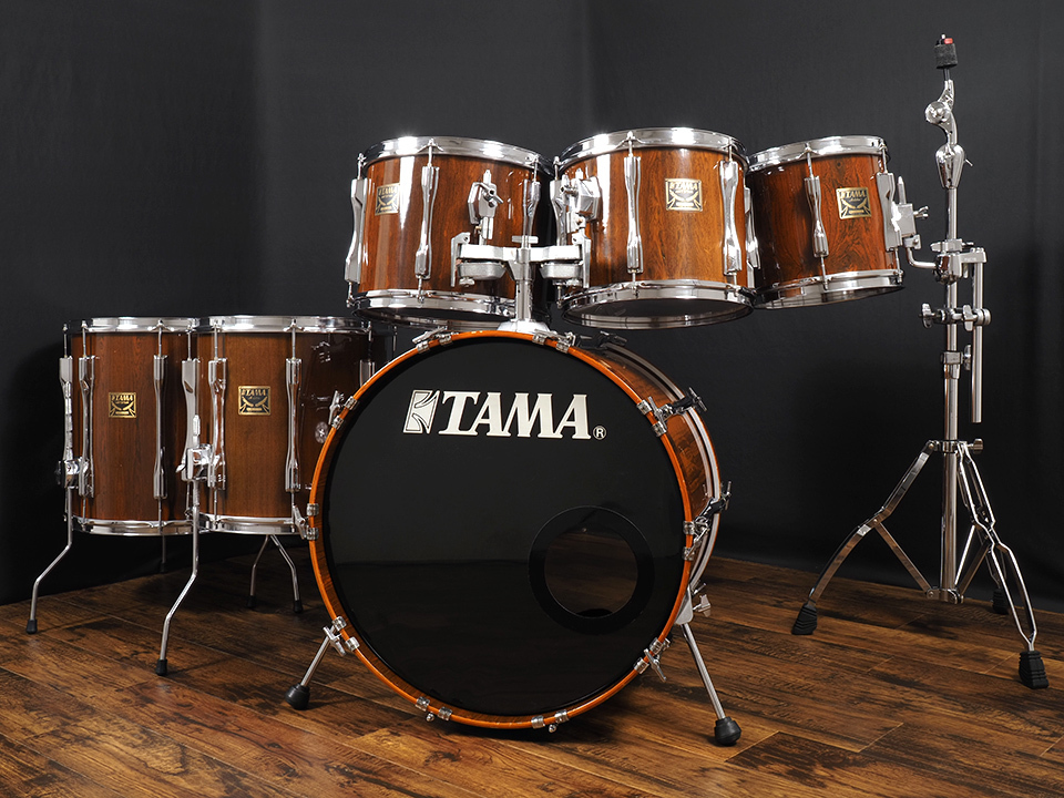 和太鼓　２つ　昭和Vintage DRAM　(⁠。⁠•̀⁠ᴗ⁠-⁠)⁠✧ 販売済み】中古処分特価・ドラムセット TAMA ツインバスドラム