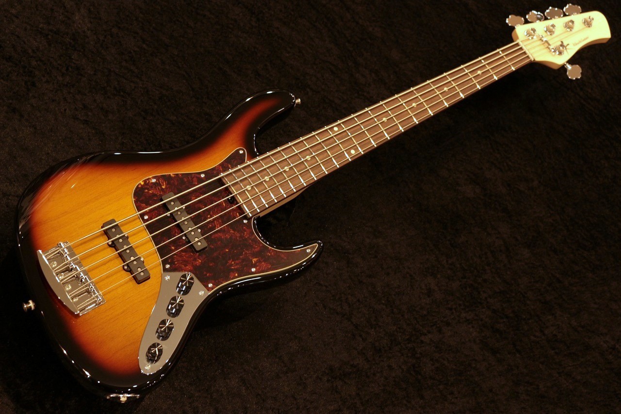Kikuchi Guitars Hermes RV5 (5st Alder/Rosewood) /Tobacco Burst