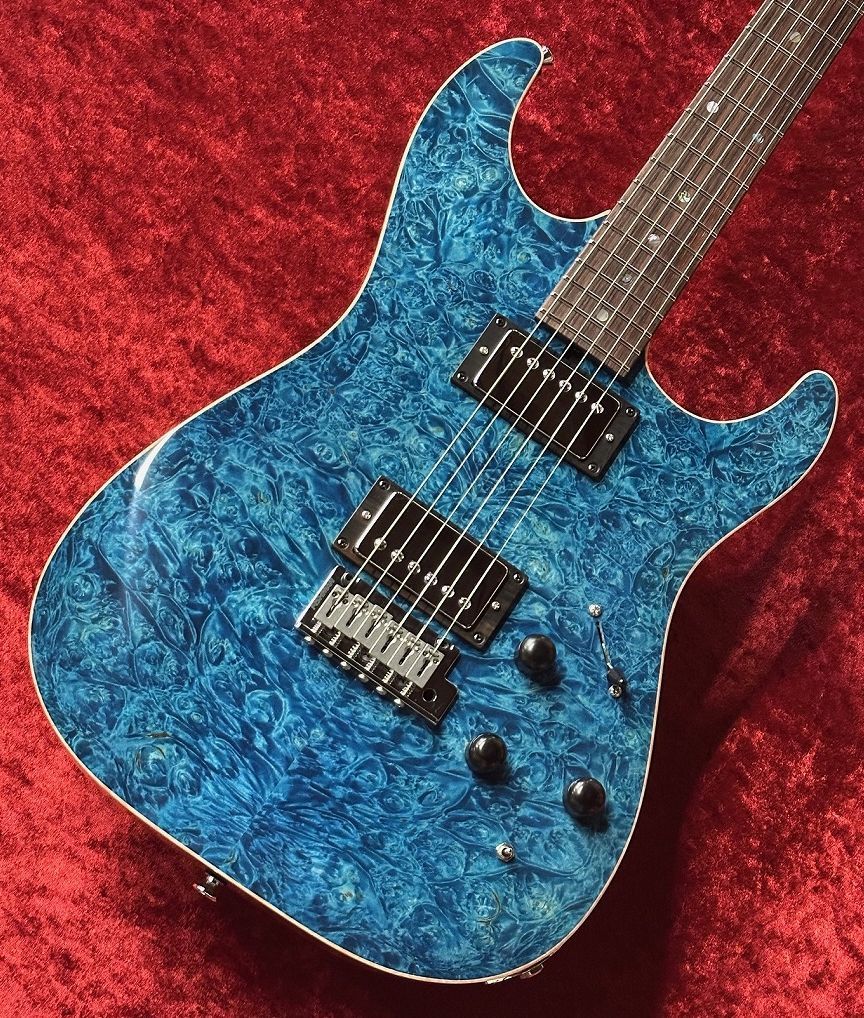ギター T's guitars DST-22 T's Guitars DST-22,Flame Quiltmaple PG(Tranceblue) ティーズ