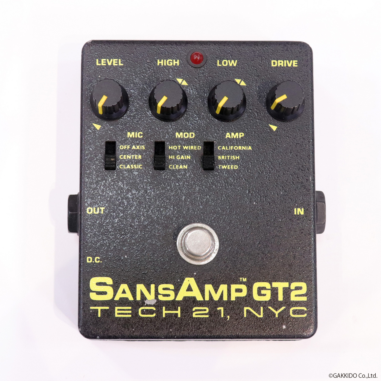 TECH21 SansAmp GT2 初期型ピン電源仕様・シリアル1000番台 TECH21 SANSAMP GT2（中古）【楽器検索デジマート】
