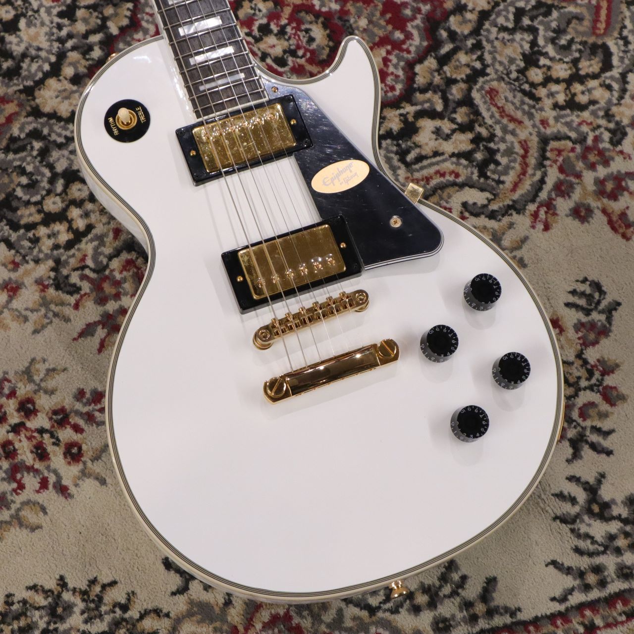ギター Les Paul Custom Alpine White Les Paul Custom/Alpine White: エレキギター｜三木楽器公式通販サイト