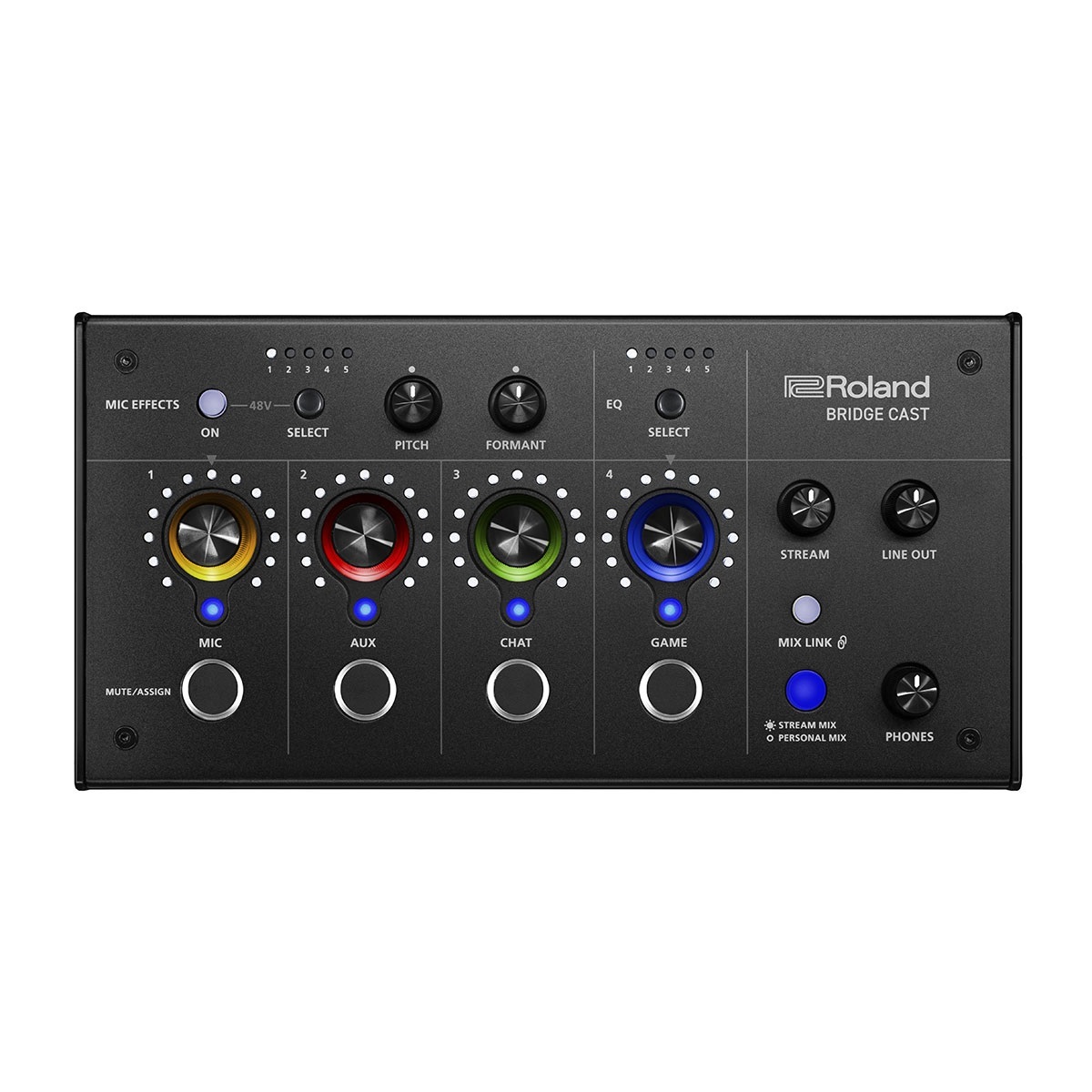 Roland BRIDGECAST PS5 Windows 10 11 Mac iPhone対応 ゲーム配信用 音声ミキサー ゲーミングミキサー 【在庫あり
