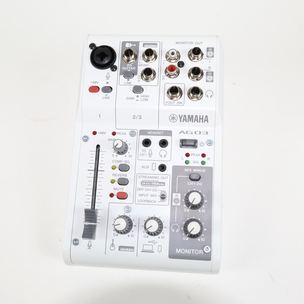 YAMAHA 【中古】 ミキサー ヤマハ YAMAHA AG03 mk2 W ライブ