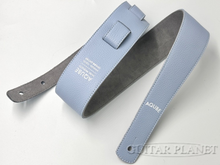 AQUBE SLIM Shrink Guitar Strap M -Ice Lavender/Gray-【Made In