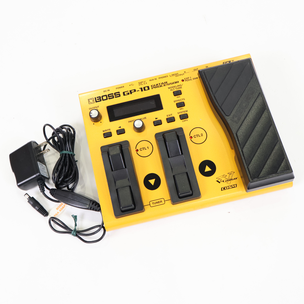 BOSS GP-10 ギターシンセサイザー アダプター付き あらゆる機能をひとつの筐体に凝縮したBOSS GP-10 - BOSS Articles