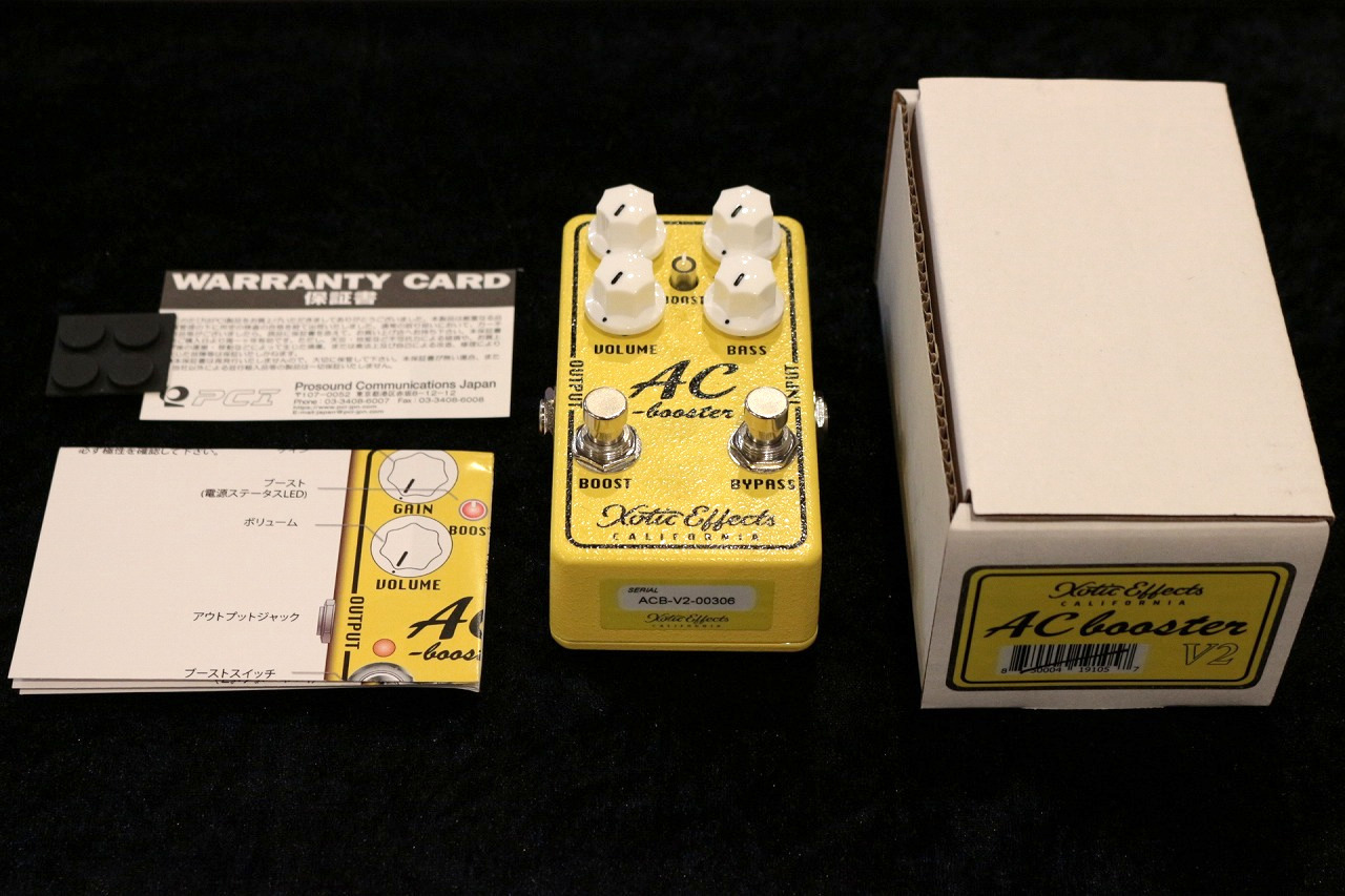 Xotic AC Booster V2 オーバードライブ/ブースター【美品USED】（中古