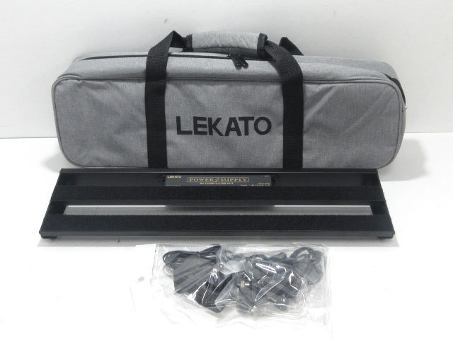 LEKATO PR-01 Guitar Pedal Board w Power Supply パワーサプライ