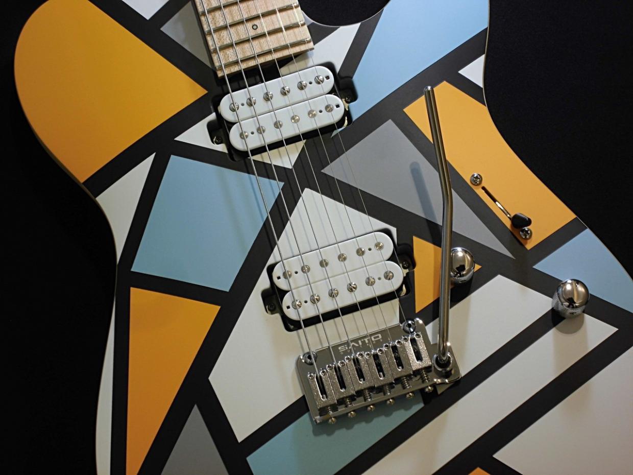 SAITO GUITARS S-622TLC MMB 2H BLOCK PARTY 7/8 【3.35kg