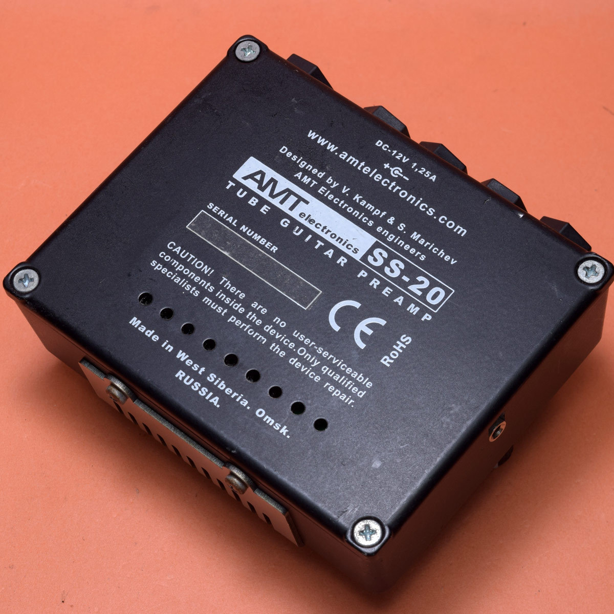 AMT Electronics SS-20 真空管 プリアンプ エフェクター AMT ELECTRONICS SS-20を購入しました。その1 - 株式会社paprica
