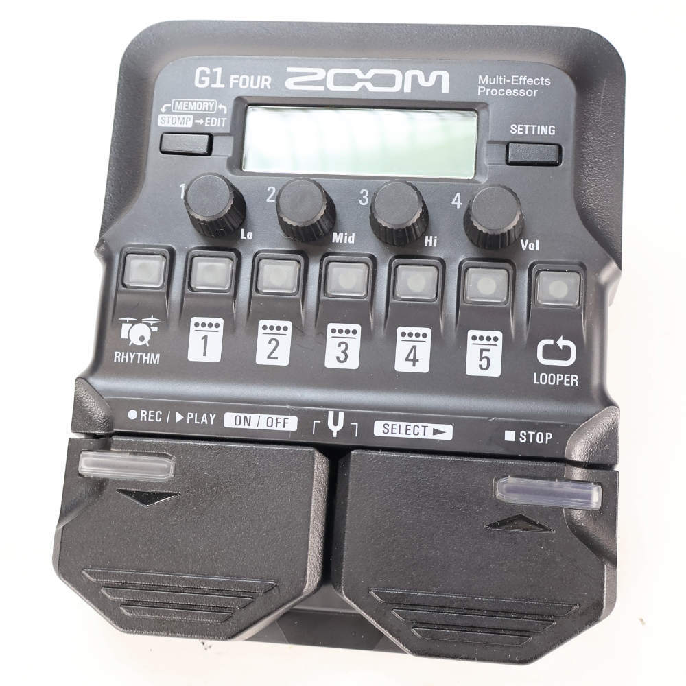 ZOOM G1 FOUR ギターエフェクター美品 ZOOM 【中古】 ズーム ZOOM G1 FOUR ギターマルチエフェクター（中古