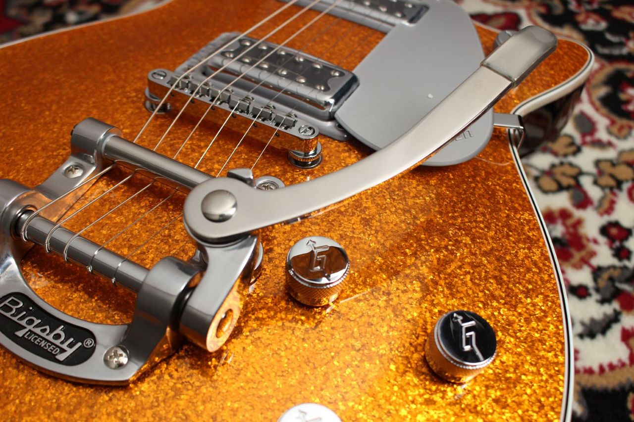 Gretsch G5230T Electromatic Sparkle Jet FT Gold Sparkle エレキ
