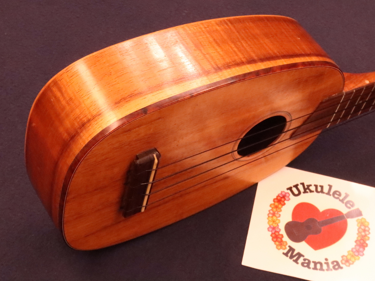 Kamaka Gold Label Deluxe Koa Pineapple Soprano with Tortoise Binding Ukulele  #5341（ビンテージ）【楽器検索デジマート】