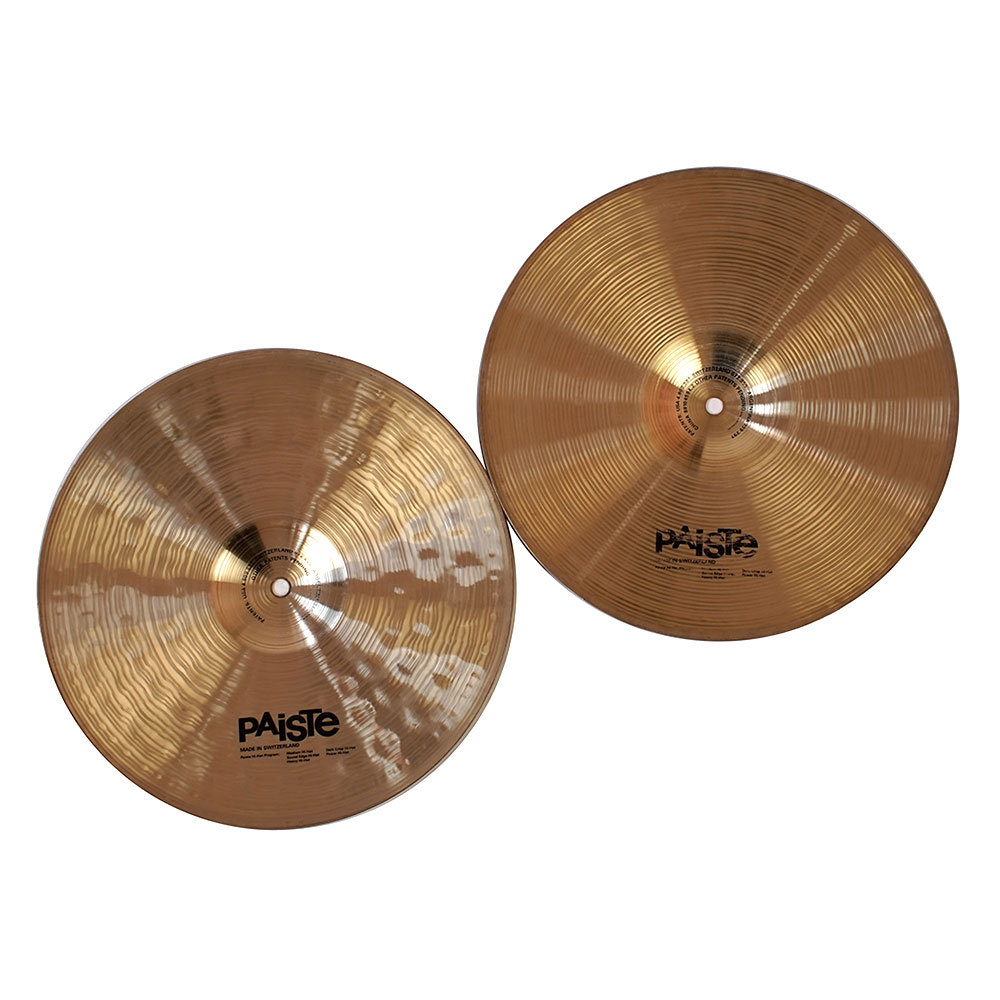 PAiSTe 【中古】 ハイハットシンバル ペア パイステ PAISTE