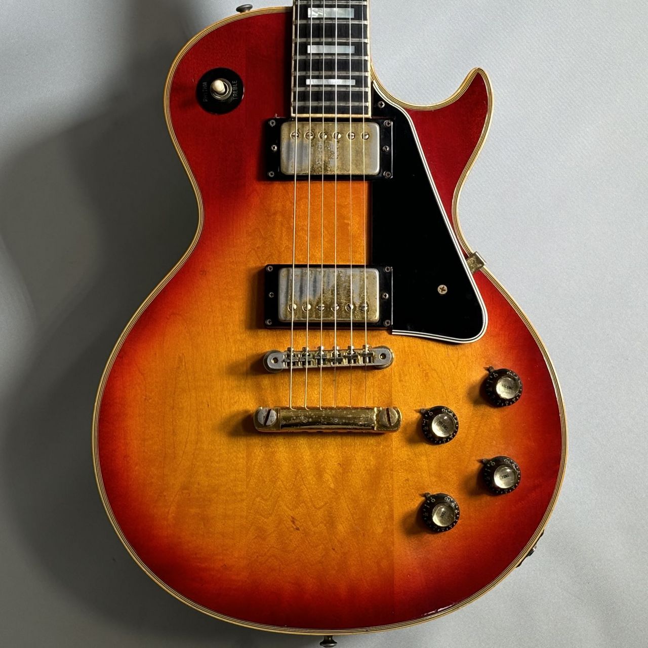 ラスト出品限定価格‼️超絶！！激激激レアスピアーレスポール ！！ Gibson 1976 Les Paul Custom Cherry Sunburst【5.23kg】（ビンテージ