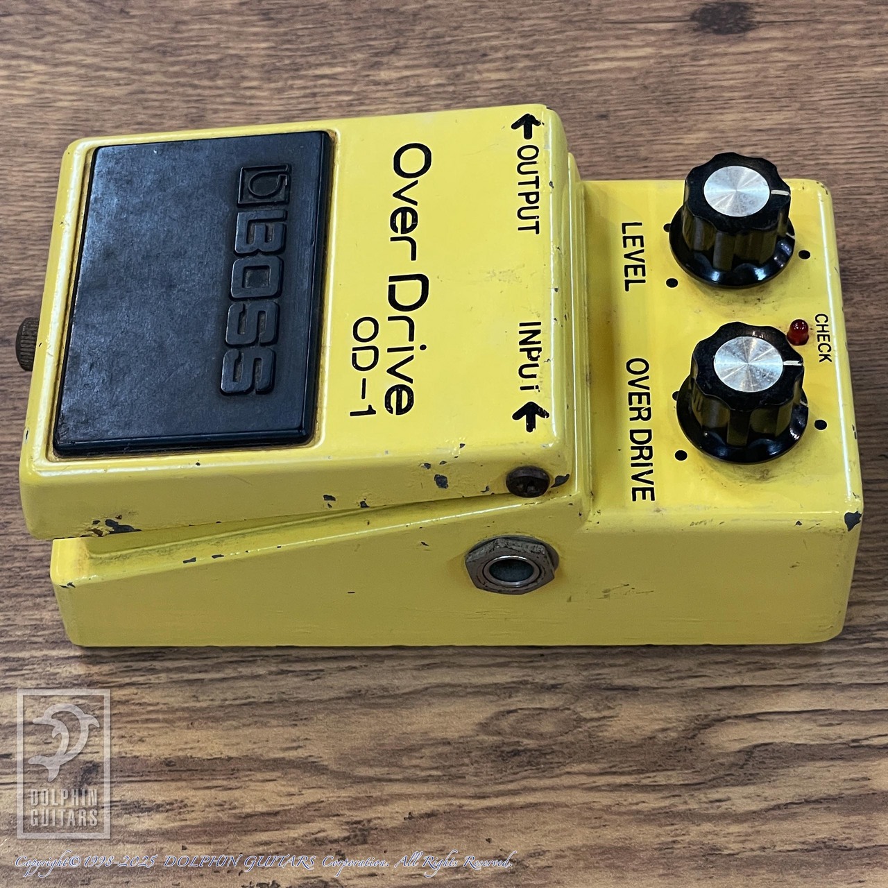 BOSS OD-1 #8800 (NEC μPC4741C) 銀ネジ 1979年製（中古）【楽器検索