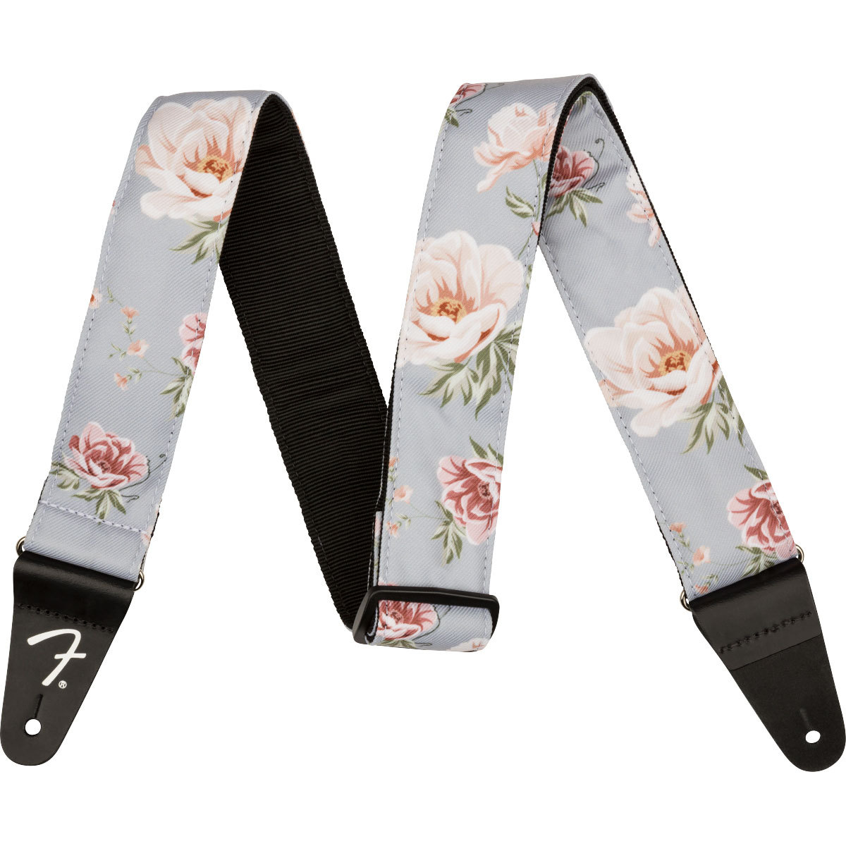 Fender Floral Strap Gray ストラップ（新品）【楽器検索デジマート】